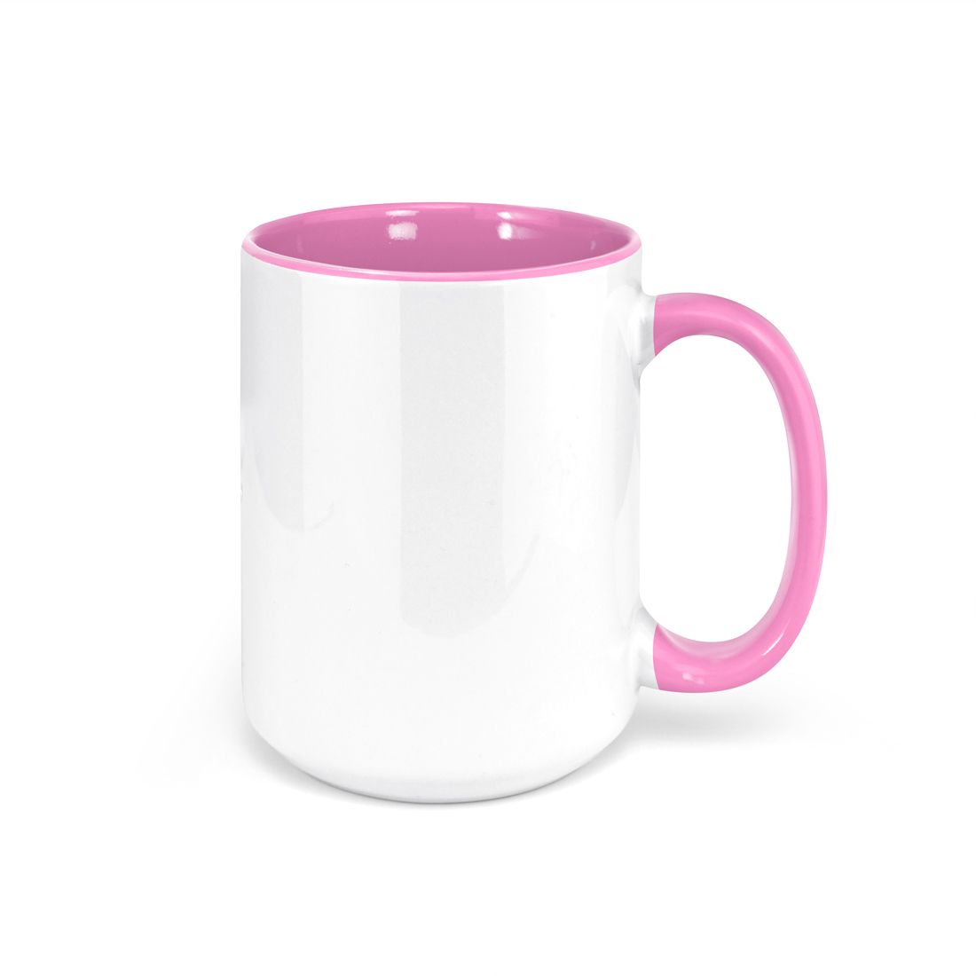 Pink Inside/ Handle and White